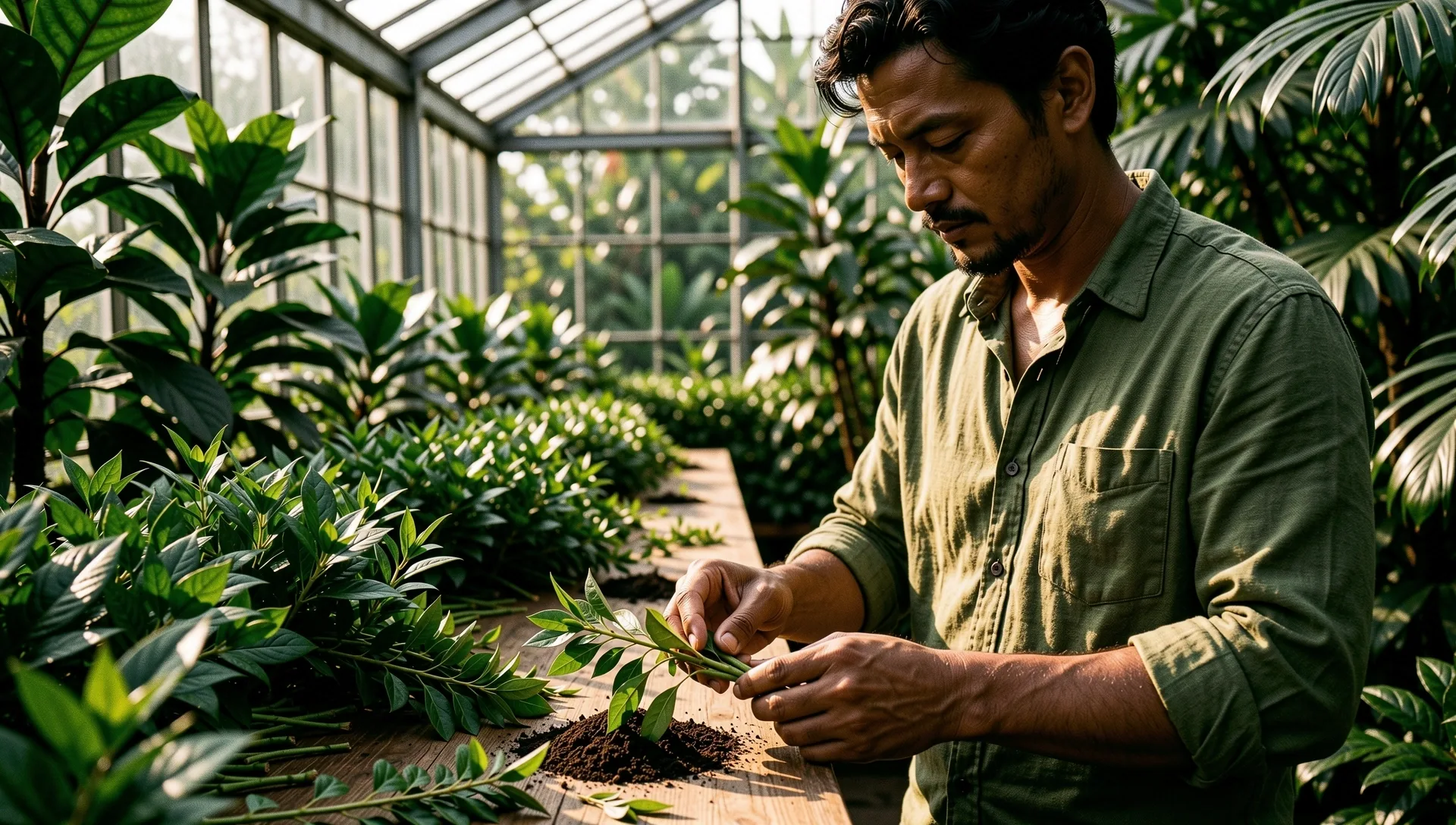 Indonesian botanical textures